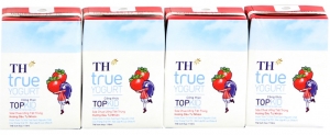 Sữa chua uống TH True Milk hương Dâu hộp 110ml (lốc 4 hộp)